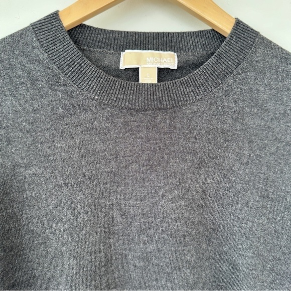 Michael Kors sweater  with long sleeves and crew neckline, cotton blend - Picture 3 of 9